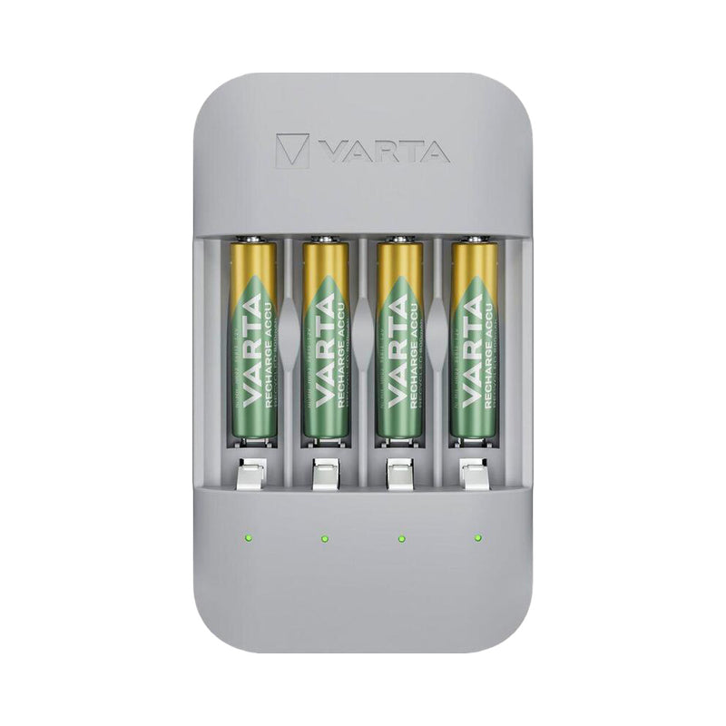 CARREGADOR PARA PILHAS VARTA ECO CHARGER PRO + 4 PILHAS 800 MAH A