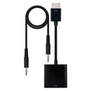 Nanocable 10.16.2001-BK adaptador de cabo de vídeo 0,1 m Preto