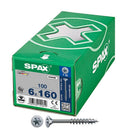 CAIXA 100 UNIDADES. PARAFUSO DE CABEÇA PLANA UNIVERSAL WIROX 6X16
