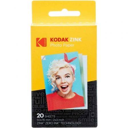 PELICULA KODAK 2X3 PAPER PACK 20 UNIDADES