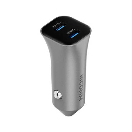 CARREGADOR DE CARRO 40W RICOMM RA401 2XUSB-C