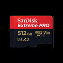 TARJ. MEM. MICRO SANDISK SD SDXC EXTREME PRO 512GB