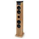THOMSON SOUND TOWER 60W CD USB SD RADIO AUX MANDO WOODBLACK DS122