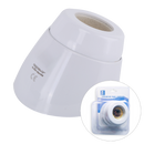 SUPORTE DE LÂMPADA DE CERÂMICA E27 BRANCO