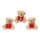 URSINHO DE PELUCHE ESPECIAL SÃO VALENTIM DE 15CM MODELOS SORTIDOS