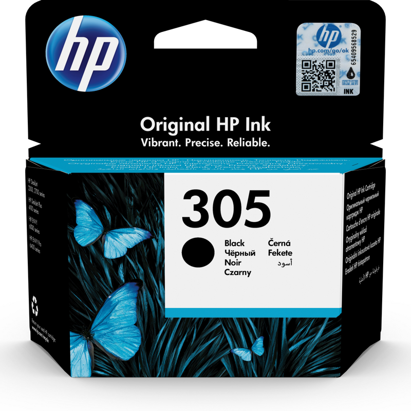 HP Tinteiro Original 305 Preto