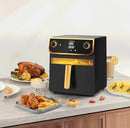 FRITADEIRA ELÉTRICA SEM ÓLEO AIGOSTAR MATKNOB 8L 1900 PRETA