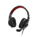 AURICULAR HAMA 00139937 HS-USB 400 V2 VERMELHO/PRETO