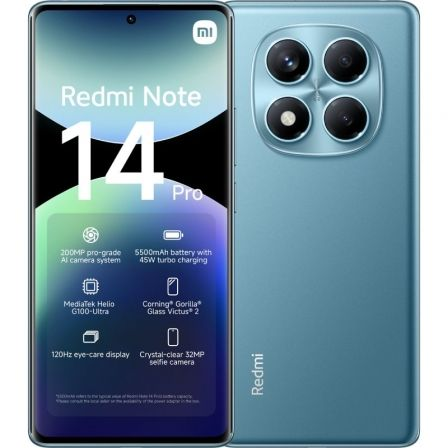 SMARTPHONE XIAOMI REDMI NOTE 14 PRO 8GB 256GB 6.67" AZUL