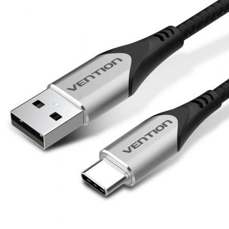 Vention CODHD cabo USB 0,5 m USB 2.0 USB A USB C Alumínio, Preto