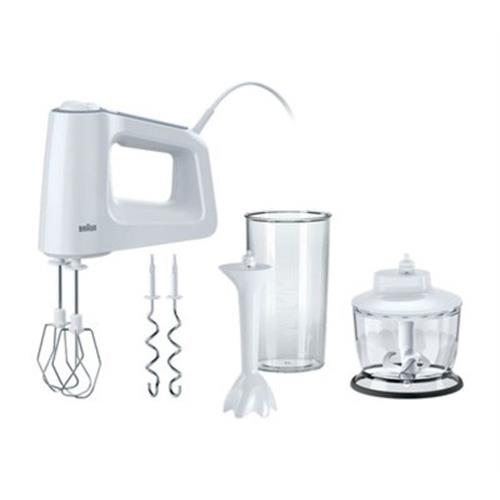 Braun HM 3135 WH Batedeira manual 500 W Cinzento, Branco