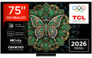 TCL - QD-MINILED SMART GOOGLE TV 4K 75C6K PRO