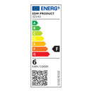 CANDEEIRO DE PAREDE LED 6W 516LM 4000K LUZ DIA OVAL IP54 12X12X6C