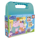 EDUCA - PUZZLE MALETA PROGRESSIVOS PEPPA PIG 6-9-12-16 20328