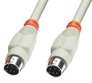 Lindy PS/2 1.0m cabo PS/2 1 m Cinzento