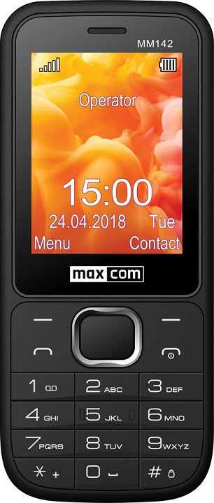 TELEMOVEL MAXCOM CLASSIC MM142 2,4" DUAL SIM 2G PRETO