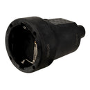 BASE AÉREA DE BORRACHA SCHUKO 2 P+T 16 A 25 V~, PRETA