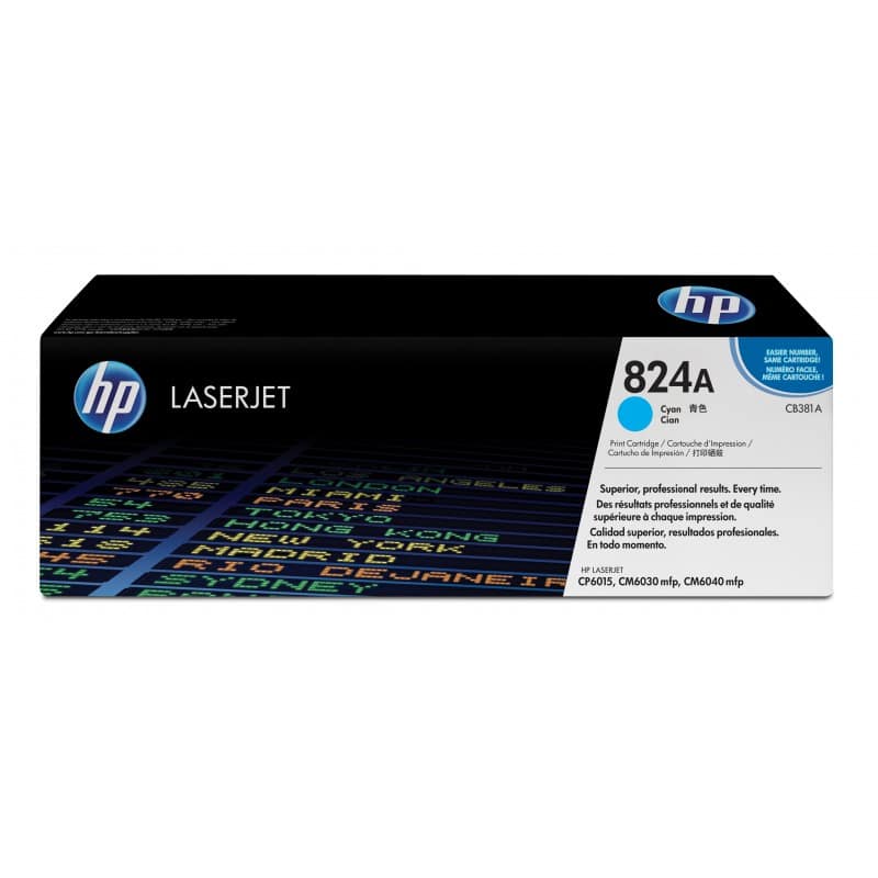 HP Toner LaserJet Original 824A Ciano