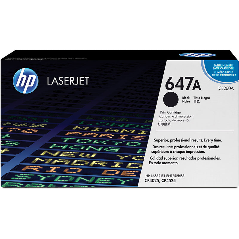 TONER HP COLOR LASERJET PRETO- CE260A