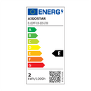 LUZ DE PAREDE DE MADEIRA E METAL, 6,5W, 2700K