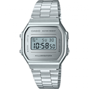 RELÓGIO DIGITAL CASIO VINTAGE ICONIC A168WEM-7EF 38MM PRATEADO