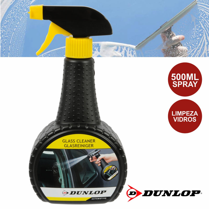 SPRAY DE LIMPEZA VIDROS 500ML DUNLOP