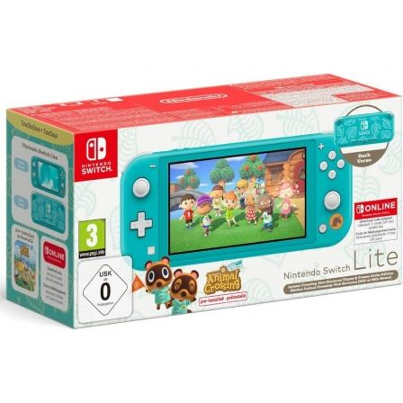 CONSOLA NINTENDO SWITCH LITE TURQ PACK ALOHA