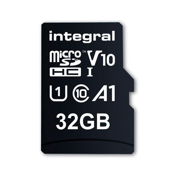 Integral 32GB HIGH SPEED MICROSDHC/XC V10 UHS-I U1 MicroSD