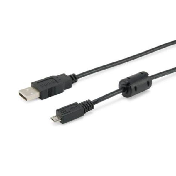 Equip 128551 cabo USB 1,8 m USB 2.0 USB A Micro-USB B Preto