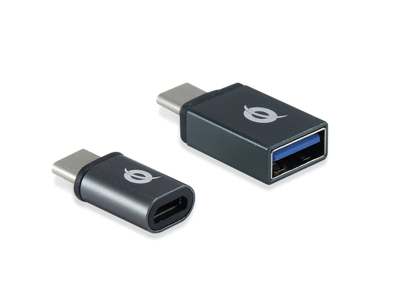 DONN USB-C OTG ADAPTER 2-PACK, USB-C TO USB-A AND USB-C TO MICRO