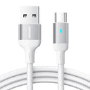 CABO PARA MICRO USB-A  2.4A  1.2M (BRANCO)