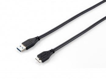 CABO EQUIP USB 3.0 CABLE A/M PARA MICRO B PRETO - 128397
