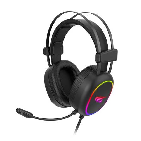 AUSCULTADORES C MICROFONE GAMING RGB (PRETO)