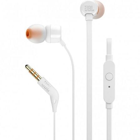 AURICULARES INTRAUDITIVOS JBL TUNE 160 CON MICRÓFONO JACK 3.5 BLA