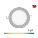MINI DOWNLIGHT LED REDONDO DE ENCASTRAR 6W 6400K LUZ FRIA COR CRO