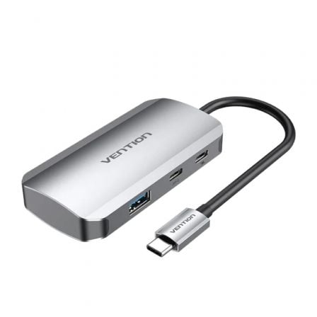 HUB USB TIPO-C VENTION TNDHB 3XUSB 1XUSB TIPO-C 1XUSB TIPO-C PD