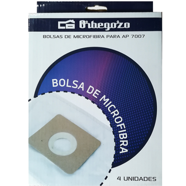 EMBALAGEM DE 4 BOLSAS MICROFIBRA ORBEGOSO P/AP7007