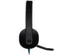 Logitech H540 USB Computer Headset Auscultadores Com fios Fita de