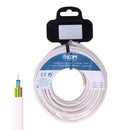 ROLO DE CABO REDONDO 3X1,5MM BRANCO 15M