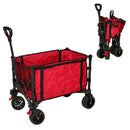 CARRINHO DE PRAIA DOBRÁVEL 79X107X54CM COR VERMELHO