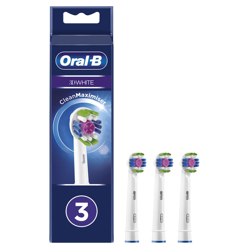Oral-B 3D White 80338474 cabeça de escova de dentes 3 unidade(s)