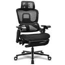 ALPHA GAMER - CADEIRA EM MALHA TIDE BLACK AGTIDEBK