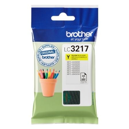 Brother LC-3217Y tinteiro Original Amarelo