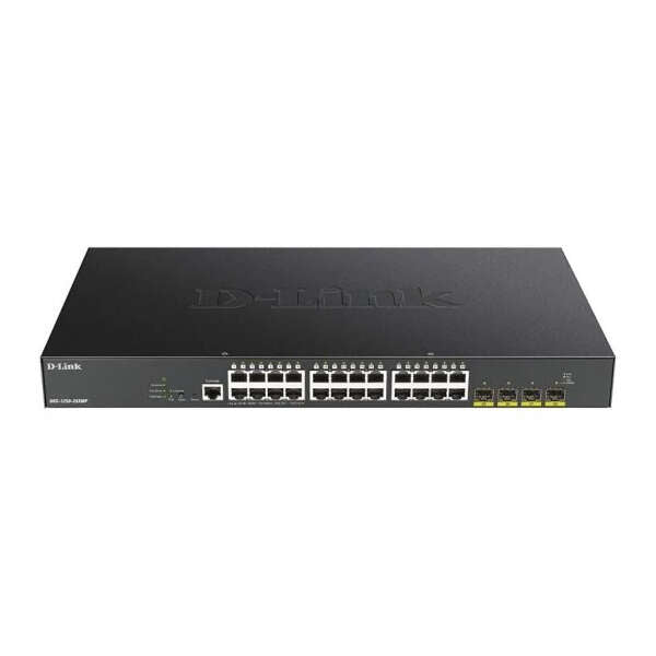 SWITCH 24-PORT GIGABIT POE SMART MANAGED WITH 4X 10G SFP+ PORTS,