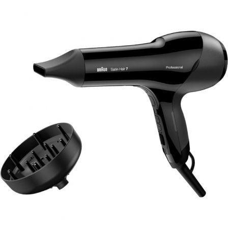 SECADOR DE CABELO BRAUN BRHD785E 2000W IÓNICO PRETO