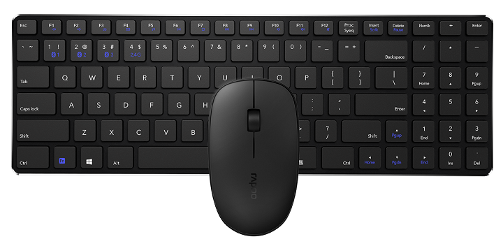 CONJUNTO HAMA RAPOO TECLADO E RATO SEM FIOS  9300M MULTI-MODE ULT