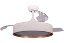 VENTILADOR TECHO FM VR1600 107CM RETRAC INT.DORADO