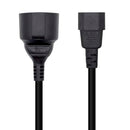 AISENS A132-0467 cabo de energia Preto 0,25 m Acoplador C14 CEE7/