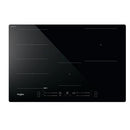Whirlpool WF S1577 CPNE Preto Embutido 77 cm Placa com zona de in