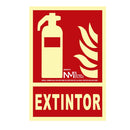 SINAL DE EXTINÇÃO ´´EXTINTOR´´ CLASSE B (PCV 0,7MM) 21X30CM NOR